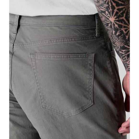 FLINT‎ AND TINDER Men’s 365 5 Pocket Pant 34 x 36 Washed Grey Athletic Tapered - Picture 3 of 8